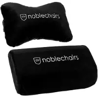 Noblechairs Cushion set, Schwarz, Weiß, 2 Stück(e)