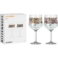 Ritzenhoff Glas "Gin-Gläser Schattenfauna 720 ml 2er Set transparent"