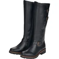 Remonte Winterstiefel, Blockabsatz, Langschaftstiefel, Wechselfußbett, XL-Schaft