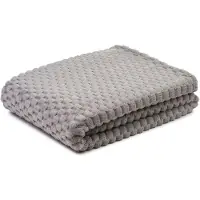 Gozze Wohndecke GÖZZE "Decke 3D - Bubbles", silber, B:150cm L:200cm, Polyester, Wohndecken, Wohndecke, Jacquard gewebte Decke in 3D Optik