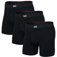 Saxx Vibe Xtra Brief Fly Boxershorts 3 Einheiten