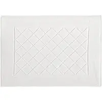 Kleine wolke Badematte "Bridge", beidseitig nutzbar-fußbodenheizungsgeeignet, Badteppich, Frottier-Qualität, Uni Farben, Karo Muster