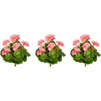 Creativ Green Kunstblume "Minigeranie"