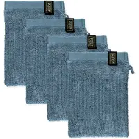 Schöner Wohnen Waschhandschuh "Sense", (Packung, 4 St., 4 Waschhandschuhe 16 x 21 cm)