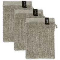 Schöner Wohnen Waschhandschuh "Sense", (Packung, 3 St., 3 Waschhandschuhe 16 x 21 cm)