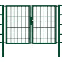 Alberts Zaundoppeltür "Flexo" 200 cm Breite, in versch. Höhen