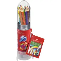 Faber-Castell Buntstifte m. Anspitzer - 15 st. - Multi - - One Size - Buntstiftsets