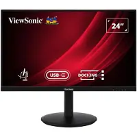 Viewsonic VG Series VG2409U-2, 60,5 cm (23.8"), 1920 x 1080 Pixel, Full HD, LED, 4 ms, Schwarz