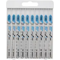 Bosch Powertools Jigsaw Blade Kit Metal And Wood 10 Units Silber