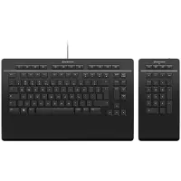 3DConnexion Tastatur Keyboard Pro with Numpad Schwarz Qwerty Spanisch
