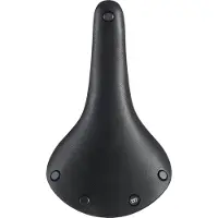 Brooks C17, Fahrradsattel, Straßenrennen, Schwarz, Einfarbig, Nylon, Gummi