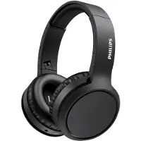 Philips Audio Kabellos Over-Ear Kopfhörer mit Mikrofon/Bluetooth, Noise Isolation, 29 Stunden Spielzeit, BASS Boost-Taste, Schnellladefunktion H5205BK/00, Schwarz