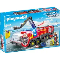 Playmobil City Action 71371 Flughafenlöschfahrzeug mit Licht und Sound