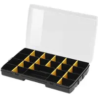 Stanley STST81680-1, Ablageschale, Schwarz, Gelb, Rechteckig, Polypropylen (PP), Polycarbonat, Weiß