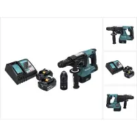 Makita DHR 243 RF Akku Bohrhammer 18 V SDS plus Brushless + 2x Akku 3,0 Ah + Ladegerät