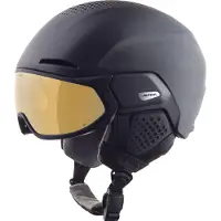 Alpina Skihelm Alto Q Lite Matt Black (Gold Mirror)-59 - 63 cm