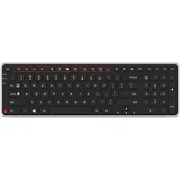 Contour Design Design Balance Keyboard Wireless - DE Layout, Volle Größe (100%), Kabellos, RF kabellos + USB, Scherenschalter, QWERTZ, Schwarz