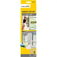 SCHELLENBERG Fliegengitter Maxi für große Fenster, Insektenschutz und Mückenschutz, weiß, 150 x 300 cm, 50324