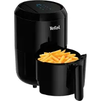 Tefal Heißluftfritteuse Easy Fry Compact Digital, 1,6 Liter, Fettsparender Heißluftofen mit Touch Display, 1 Heißluftfritteuse