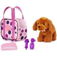 Pucci Pups - Dog in dotted bag (708408)