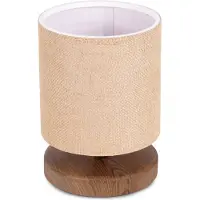 Opviq , AYD-3265, Tischleuchten, Korbweide, Stoff, 15 x 15 x 22 cm