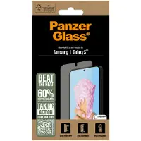 PanzerGlass All-in-One Ultra-Wide antibakterieller Displayschutz für das Samsung Galaxy S25