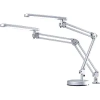 Hansa - Styro HANSA Tischleuchte, Klemmfuß, silber