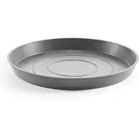 Ecopot's Blumentopfuntersetzer "ROUND SAUCER Grey", BxTxH: 36,5x36,5x3,5 cm