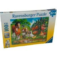 Ravensburger 100 Teile Kinder Puzzle XXL Versammlung der Tiere 10689