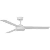 BAYSIDE Schlanker weißer Fächer Lagoon Ø 132cm IP55