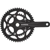 Shimano FC-R345 Kurbelgarnitur 50/34 2x9-fach schwarz 175mm 2022 Kurbelgarnituren