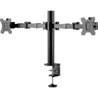 Speaka Professional Professional SP-MM-220 Dobbelt Skærmbeslag 43,2 cm (17) - 81,3 cm (32) Højdeindstilling, Kan vippes og svinges