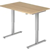 Hjh OFFICE PRO XMST 12 S - 120 x 80 Eiche elektrisch höhenverstellbar