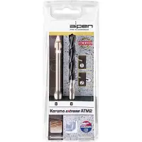 Alpen Keramo extreme ATM2 0000300002100 Glas- og fliseborsæt 10 mm 1/4 (6,3 mm), Cylinderskaft 2 stk