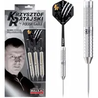 Bulls BULL'S Dartpfeil Krzysztof Ratajski Brass Silver Steel Dart