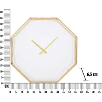 ALBERTA FERRETTI Wanduhr „Goldy“, achteckig, Ø 56 x 6,5 cm, goldfarben