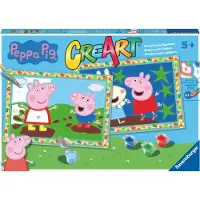 Ravensburger Malen nach Zahlen Peppa Pig - CreArt Junior Set für Kinder
