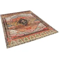 Pergamon Designer Teppich Vintage Zoe Orient Klassik Rost Curry, Größe:120x170 cm