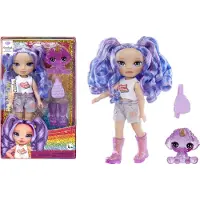 Mga Rainbow High Littles Dolls- Amethyst (Purple), Modepuppe, Weiblich, 4 Jahr(e), Junge/Mädchen, 13,9 mm, Mehrfarbig