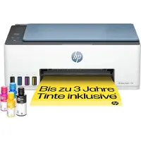 HP Smart Tank 5106 Wireless All-in-One Farbe Drucker, Kopierer, Scanner, Thermal Inkjet, Farbdruck, 4800 x 1200 DPI, A4, Direktdruck, Blau