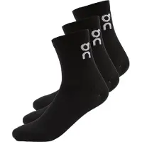 On Running Laufsocken Logo High Unisex Black (3er-Pack)-Schuhgröße 35 - 38