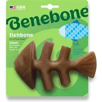 Benebone Fishbone Nylon Kauspielzeug Hund (Lachsgeschmack)
