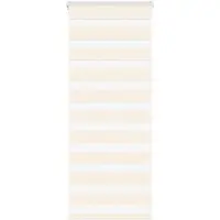 vidaXL Doppelrollo Marmorbeige 65x100 cm Stoffbreite 60,9 cm Polyester