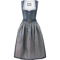 Stockerpoint Midi-Dirndl mit herzförmigem Dekolleté