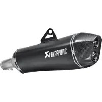 Akrapovic Slip-on Line Auspuffsystem mit EG-BE S/O 2-1 TI BL - F650/700/800GS/ADV 08-17