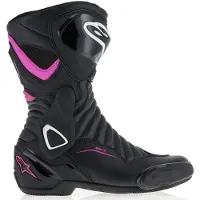 Alpinestars Stella SMX 6 V2 Damen Stiefel schwarz/violett 39 Damenviolett39 - Motorradbekleidung - Motorradstiefel & -schuhe
