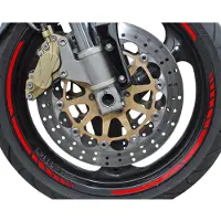 FOLIATEC Felgenband "Racing" RACING, ROT, 2 FELGEN