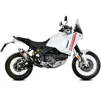MIVV Dakar Auspuffsystem Mit Eg-Be S/O TI - DESERTX 22-