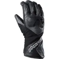 Pharao Hudson WP Damen Leder/Textilhandschuh lang schwarz 6 Damenschwarz6 - Motorradbekleidung - Motorradhandschuhe