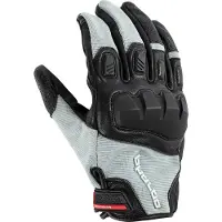 Pharao Yukon Mesh Leder/Textilhandschuh kurz grau 11 Herrengrau11 - Motorradbekleidung - Motorradhandschuhe